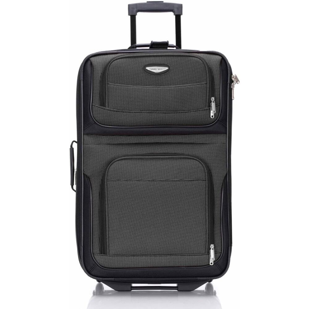 Travel Select Amsterdam 25-Inch Softside Expandable Rolling 25" Medium Gray